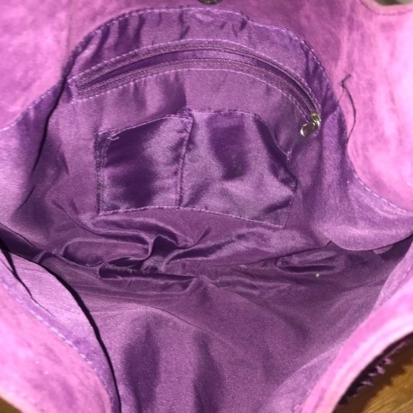 Purple Tassle Purse - Picture 3 of 3